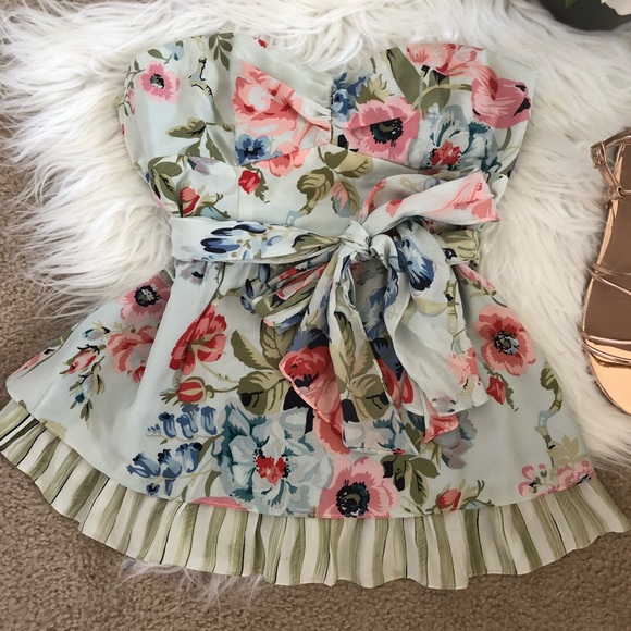 Nanette Lepore Tops - Nanette Lepore Strapless Blouse